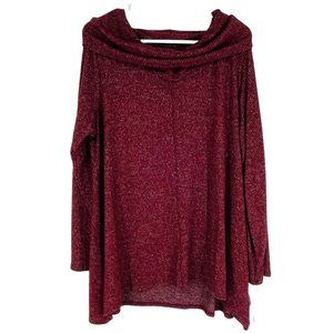 Forgotten Grace Cowl Neck Long Sleeve Cowl Neck Top Size XL C90